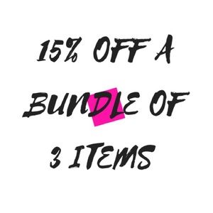 Add 3 items to a bundle!